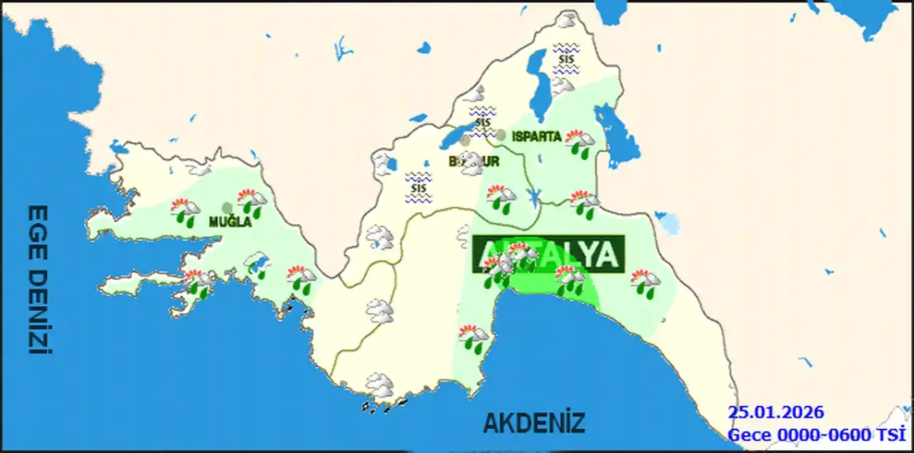 Antalya’da Yağış Durmuyor! Sağanak Yetmedi, Kar da Geliyor 5